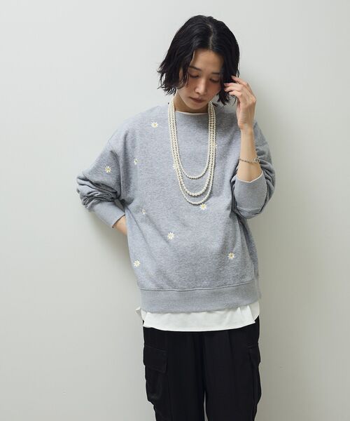 Green　Parks（グリーンパークス）の「【WEB限定】裾ラウンドホワイトインナー（Tシャツ/カットソー・レディース・オフホワイト・MEDIUM/LARGE）」の22枚目の写真