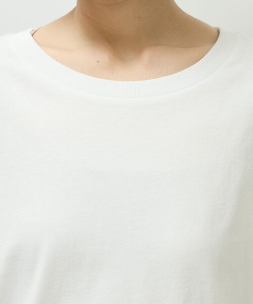 Green Parks(グリーンパークス)の「【WEB限定】裾ラウンドホワイトインナー(Tシャツ/カットソー・レディース・オフホワイト・MEDIUM/LARGE)」の22枚目の写真