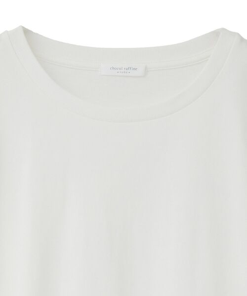 Green　Parks（グリーンパークス）の「【WEB限定】裾ラウンドホワイトインナー（Tシャツ/カットソー・レディース・オフホワイト・MEDIUM/LARGE）」の22枚目の写真