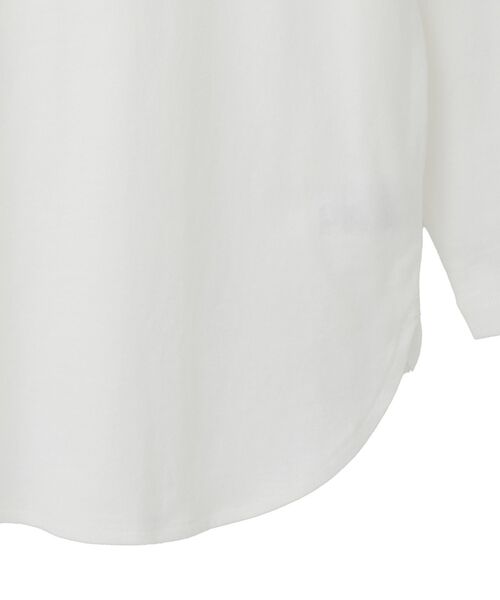 Green　Parks（グリーンパークス）の「【WEB限定】裾ラウンドホワイトインナー（Tシャツ/カットソー・レディース・オフホワイト・MEDIUM/LARGE）」の12枚目の写真