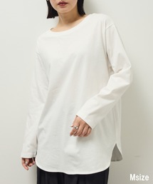 Green　Parks | 【WEB限定】裾ラウンドホワイトインナー(Tシャツ/カットソー)