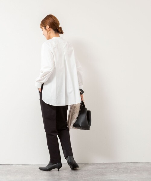 NOLLEY’S(ノーリーズ)の「【SOI-MeME/ソワメム】パールラメレースブラウス(シャツ/ブラウス・レディース・ブラック/キナリ・38)」の12枚目の写真