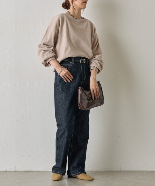 COLONY 2139（コロニートゥーワンスリーナイン）の「ベロアモールクループルオーバー（ニット/セーター・レディース・ブラック/レッド/グレー/ブルー/ベージュ・FREE）」の15枚目の写真