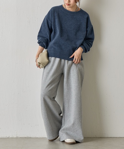 COLONY 2139（コロニートゥーワンスリーナイン）の「ベロアモールクループルオーバー（ニット/セーター・レディース・ブラック/レッド/グレー/ブルー/ベージュ・FREE）」の22枚目の写真