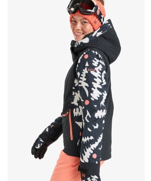 ROXY（ロキシー）の「FREE JET JK ロキシースキースノーボードジャケット（マウンテンパーカー・レディース・ブラック・X-SMALL/SMALL/MEDIUM/LARGE）」の10枚目の写真