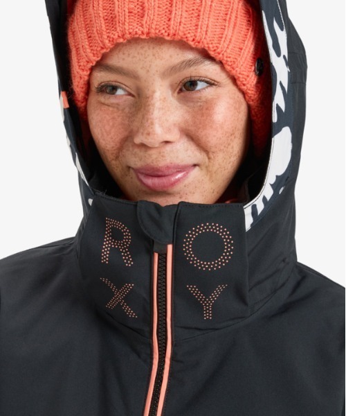ROXY（ロキシー）の「FREE JET JK ロキシースキースノーボードジャケット（マウンテンパーカー・レディース・ブラック・X-SMALL/SMALL/MEDIUM/LARGE）」の5枚目の写真