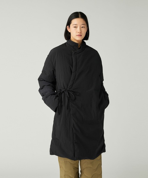 Snow Peak（スノーピーク）の「Snow Peak / Garment Dyed Down Coat ガーメントダイダウンコート（ダウンジャケット/コート・メンズ・ネイビー/ブラック・S/M/L/XL/1）」の5枚目の写真
