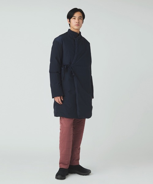Snow Peak（スノーピーク）の「Snow Peak / Garment Dyed Down Coat ガーメントダイダウンコート（ダウンジャケット/コート・メンズ・ネイビー/ブラック・S/M/L/XL/1）」の3枚目の写真