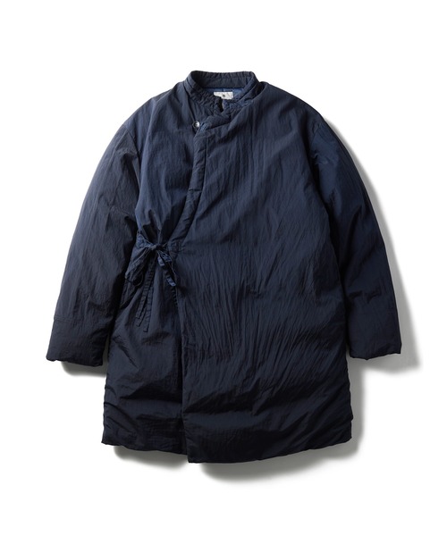 Snow Peak（スノーピーク）の「Snow Peak / Garment Dyed Down Coat ガーメントダイダウンコート（ダウンジャケット/コート・メンズ・ネイビー/ブラック・S/M/L/XL/1）」の11枚目の写真