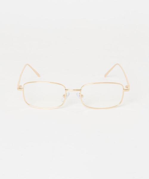 SMELLY(スメリー)の「メタルスクエアダテメガネ(メガネ・レディース・シルバー/ゴールド・-)」の15枚目の写真