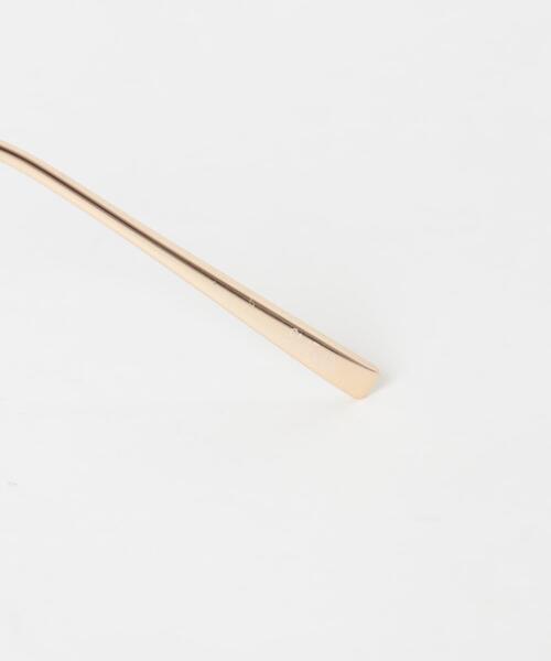 SMELLY(スメリー)の「メタルスクエアダテメガネ(メガネ・レディース・シルバー/ゴールド・-)」の16枚目の写真