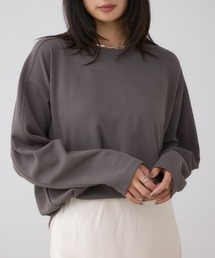 コクーンカットロングスリーブトップス