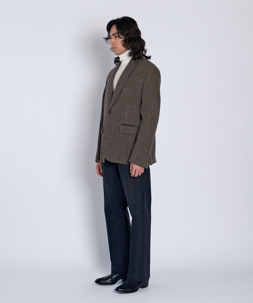 TANAKA（タナカ）の「SCULPTURE JACKET（テーラードジャケット・メンズ・チェック・M）」の4枚目の写真