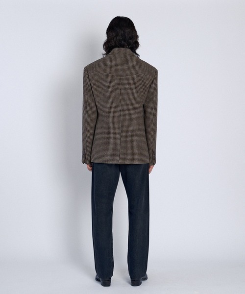 TANAKA（タナカ）の「SCULPTURE JACKET（テーラードジャケット・メンズ・チェック・M）」の3枚目の写真