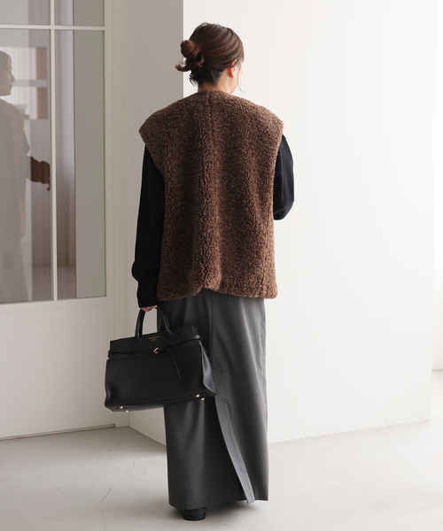 セール】Sheep Like Fur クルーネックベスト（その他アウター