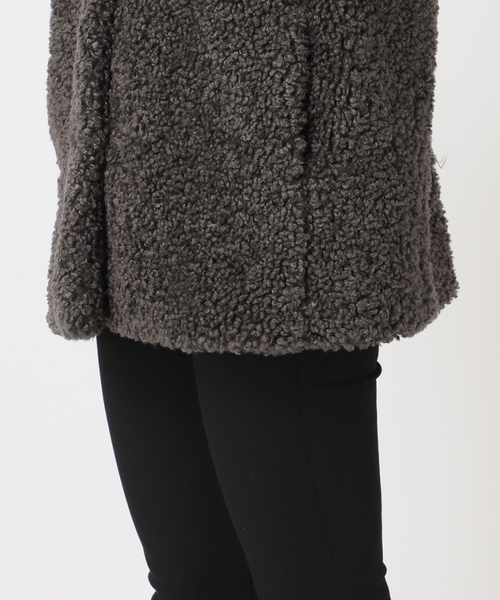 JOURNAL STANDARD（ジャーナルスタンダード）の「Sheep Like Fur クルーネックベスト（その他アウター・レディース・ブラウン/グレー・FREE）」の3枚目の写真