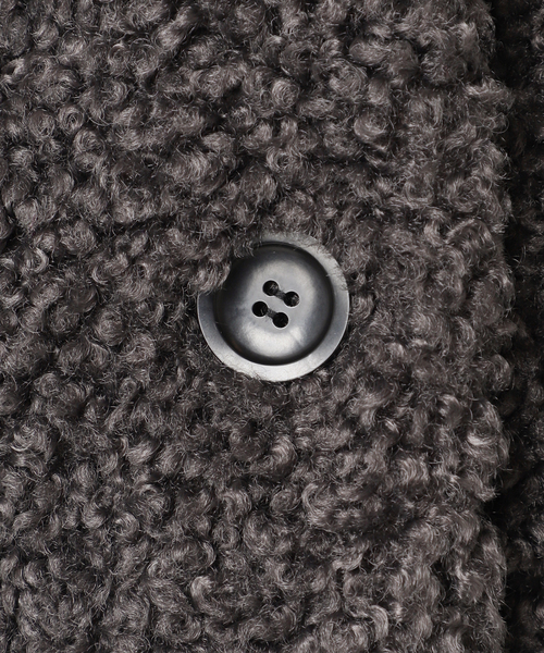 JOURNAL STANDARD（ジャーナルスタンダード）の「Sheep Like Fur クルーネックベスト（その他アウター・レディース・ブラウン/グレー・FREE）」の9枚目の写真