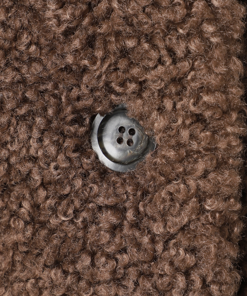 JOURNAL STANDARD（ジャーナルスタンダード）の「Sheep Like Fur クルーネックベスト（その他アウター・レディース・ブラウン/グレー・FREE）」の13枚目の写真