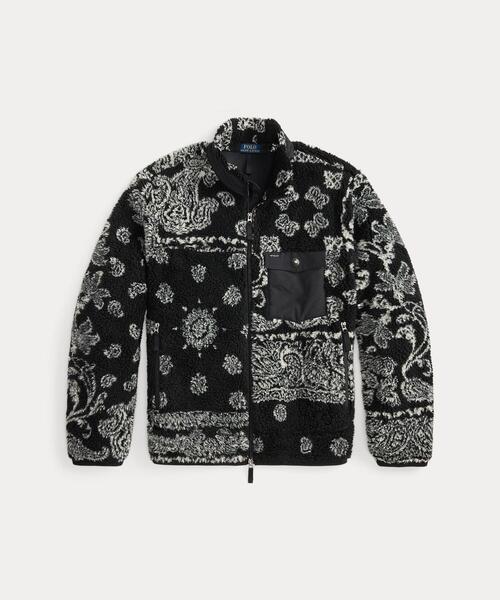 POLO RALPH LAUREN（ポロ ラルフ ローレン）の「バンダナパターンド ハイブリッド ジャケット（その他アウター・メンズ・ブラック系1・M/L/S/XS/XXL/XL）」の2枚目の写真