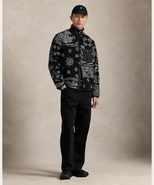 POLO RALPH LAUREN（ポロ ラルフ ローレン）の「バンダナパターンド ハイブリッド ジャケット（その他アウター・メンズ・ブラック系1・M/L/S/XS/XXL/XL）」の3枚目の写真