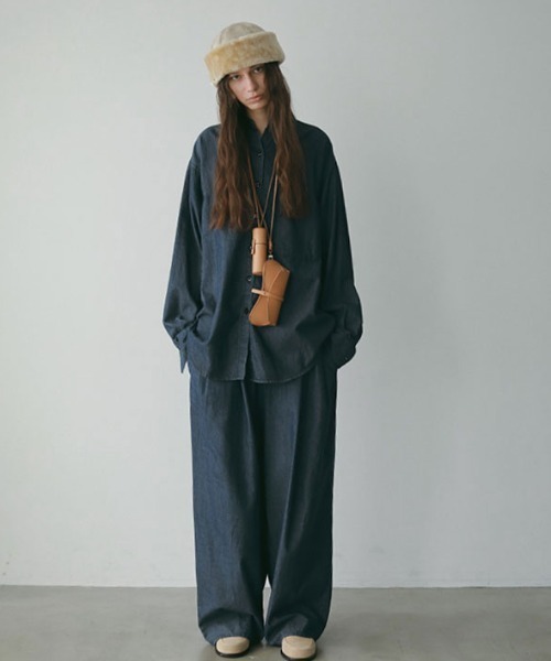 ETRE TOKYO（エトレトウキョウ）の「テンセルデニムシャツ（シャツ