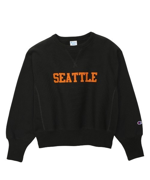 Champion(チャンピオン)の「チャンピオン RW CREW NECK SWEATSHIRT_(スウェット・レディース・ダークグレー/ホワイト・M/L)」の2枚目の写真