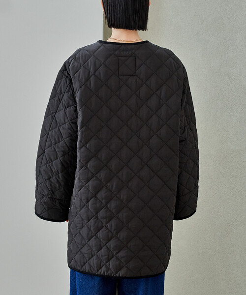 セール】PRIMALOFT ダイヤキルト ノーカラーコート/プリマロフトミドル