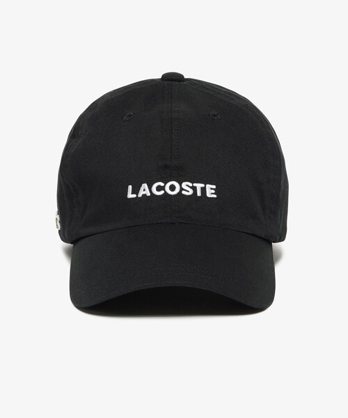 LACOSTE（ラコステ）の「ウォッシュドツイルローキャップ（キャップ・メンズ・ベージュ/ブラック・58cm）」の18枚目の写真