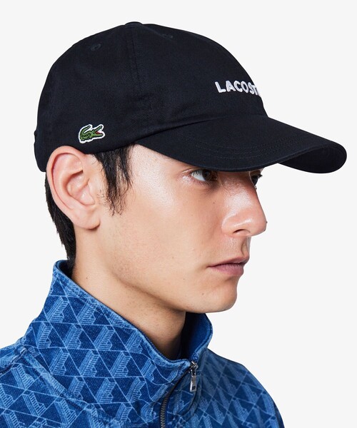 LACOSTE（ラコステ）の「ウォッシュドツイルローキャップ（キャップ・メンズ・ベージュ/ブラック・58cm）」の17枚目の写真