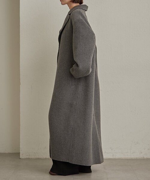 ウールリバーロングコート（その他アウター）｜Omekashi（オメカシ）の