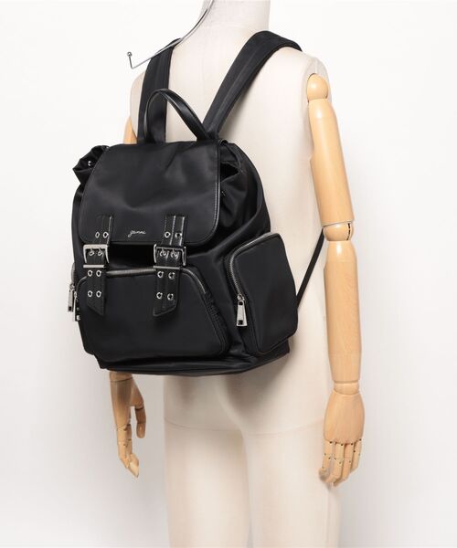 GANNI（ガニー）の「GANNI Bucky Backpack A6526（バックパック/リュック・レディース・ブラック・ONE SIZE）」の7枚目の写真