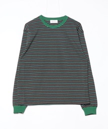 soglia（ソリア）の「SOGLIA/ソリア　OPEN END MULTI BORDER L/S TEE　ボーダーＴ（Tシャツ/カットソー）」