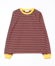 soglia | SOGLIA/ソリア　OPEN END MULTI BORDER L/S TEE　ボーダーＴ(Tシャツ/カットソー)