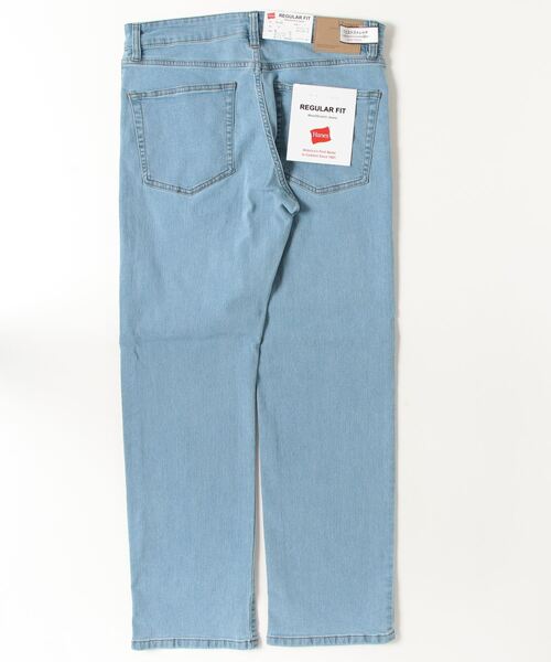 HANES（ヘインズ）の「【HANES/ヘインズ】レギュラー ストレッチデニムパンツ / ジーンズ（デニムパンツ・メンズ・ブラック/サックスブルー/ブルー/インディゴブルー・79/82/85/88）」の5枚目の写真