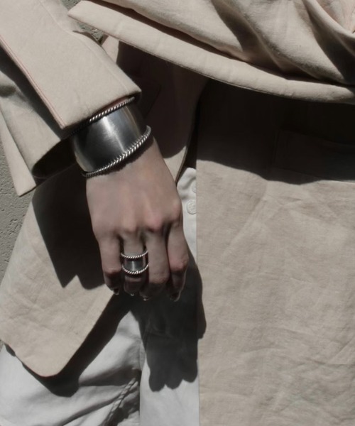 Soierie(ソワリー)の「ツイスト ショート リング / Twist short ring(リング・レディース・シルバー・FREE)」の7枚目の写真