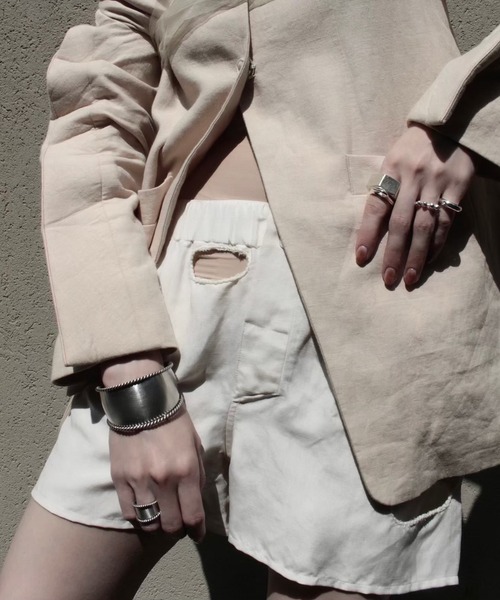 Soierie(ソワリー)の「ツイスト ショート リング / Twist short ring(リング・レディース・シルバー・FREE)」の8枚目の写真