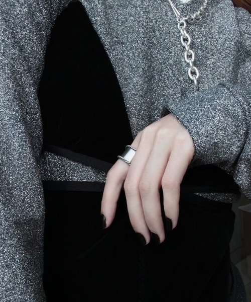 Soierie(ソワリー)の「ツイスト ショート リング / Twist short ring(リング・レディース・シルバー・FREE)」の10枚目の写真