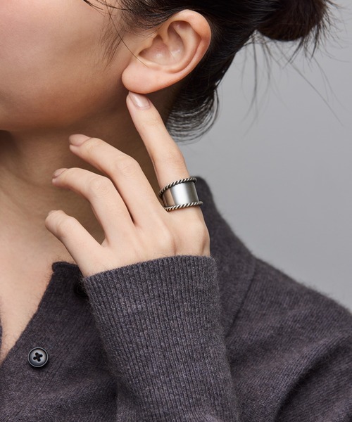 Soierie(ソワリー)の「ツイスト ショート リング / Twist short ring(リング・レディース・シルバー・FREE)」の17枚目の写真