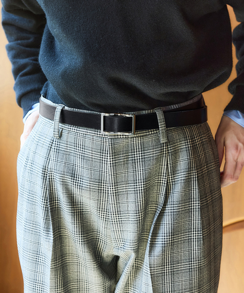 IENA(イエナ)の「BLACK レザーベルト(ベルト・レディース・ブラック・FREE)」の2枚目の写真