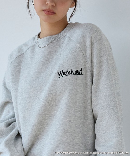 THE POWERPUFF GIRLS】別注 パワーパフ ガールズ グラフィック刺繍