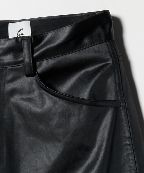 6(ロク)の「<6(ROKU)>ポリエステル ペインターパンツ(カーゴパンツ・レディース・ブラック・34/38/36)」の12枚目の写真