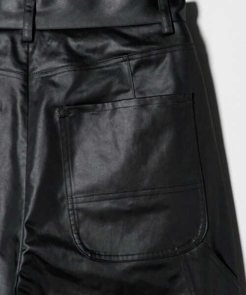 6(ロク)の「<6(ROKU)>ポリエステル ペインターパンツ(カーゴパンツ・レディース・ブラック・34/38/36)」の13枚目の写真