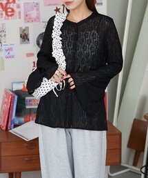 ミッソーニレディースレーストップス♡新品未使用♡① テディショップ Teddyshop レディース 水着 レースハイネック