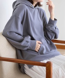 毛玉になりにくい ふんわり柔らか裏起毛パーカー