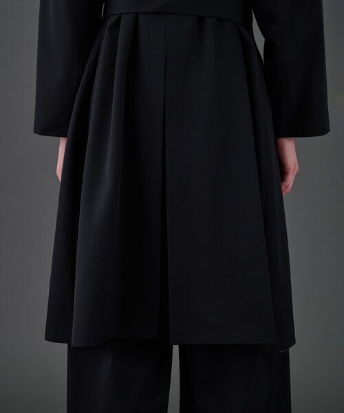 UNITED TOKYO(ユナイテッドトウキョウ)の「CLEAR WOOL タイロッケンコート(トレンチコート・メンズ・ブラック/ダークグレー・1/2)」の20枚目の写真