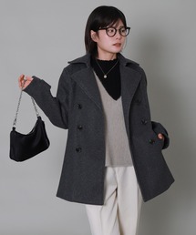 libelle more（リベル モア）の「ウールライクショート丈ピーコート（ピーコート）」