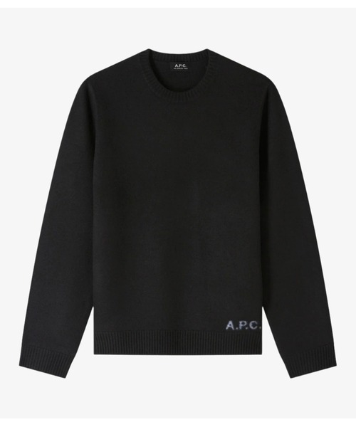 A.P.C.（アーペーセー）の「PULL EDWARD（ニット/セーター・メンズ・ブラウン系その他/ブラック/レッド・M/S/L）」の8枚目の写真