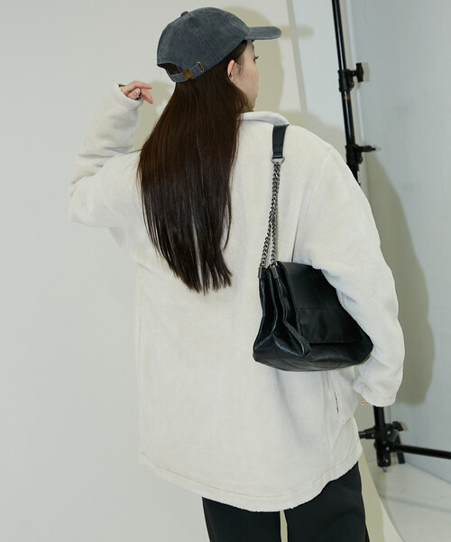 PUBLUX(パブリュクス)の「TAION/タイオン MILITARY REVERSIBLE N-1 JK 限定展開/ミリタリー リバーシブル N-1 ジャケット(ダウンジャケット/コート・レディース・ブラック/オリーブ・X-LARGE/MEDIUM/LARGE)」の22枚目の写真