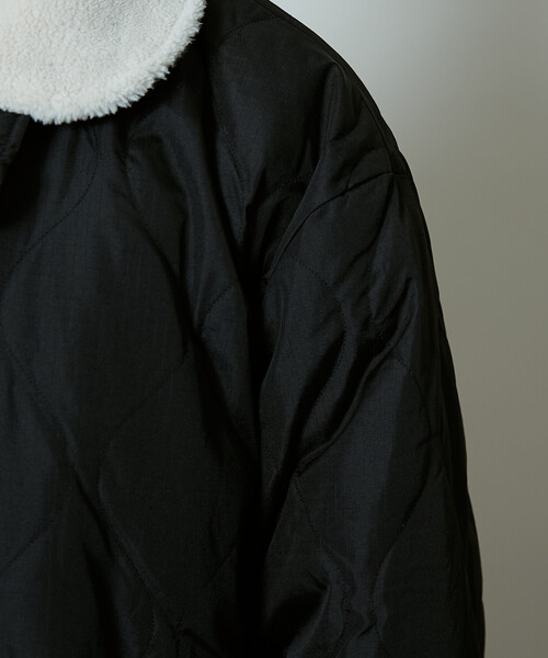 PUBLUX(パブリュクス)の「TAION/タイオン MILITARY REVERSIBLE N-1 JK 限定展開/ミリタリー リバーシブル N-1 ジャケット(ダウンジャケット/コート・レディース・ブラック/オリーブ・X-LARGE/MEDIUM/LARGE)」の3枚目の写真