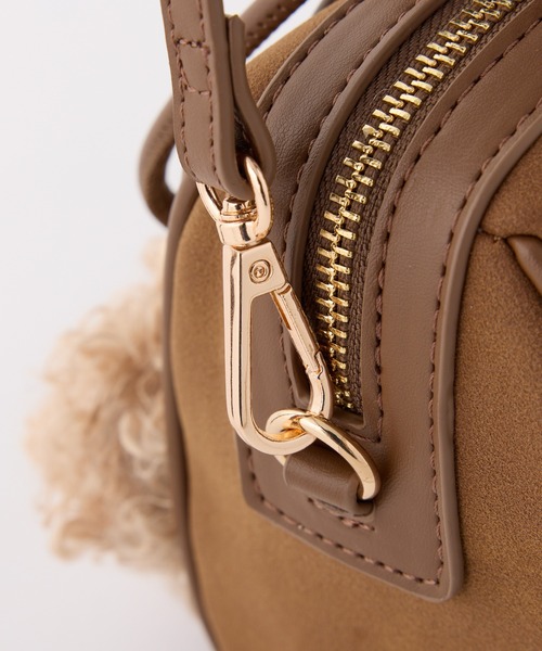 one after another NICE CLAUP（ワンアフターアナザーナイスクラップ）の「ハートチャーム付きミニボストンバッグ（ボストンバッグ・レディース・アイボリー/ブラウン系その他/キャメル・FREE）」の14枚目の写真
